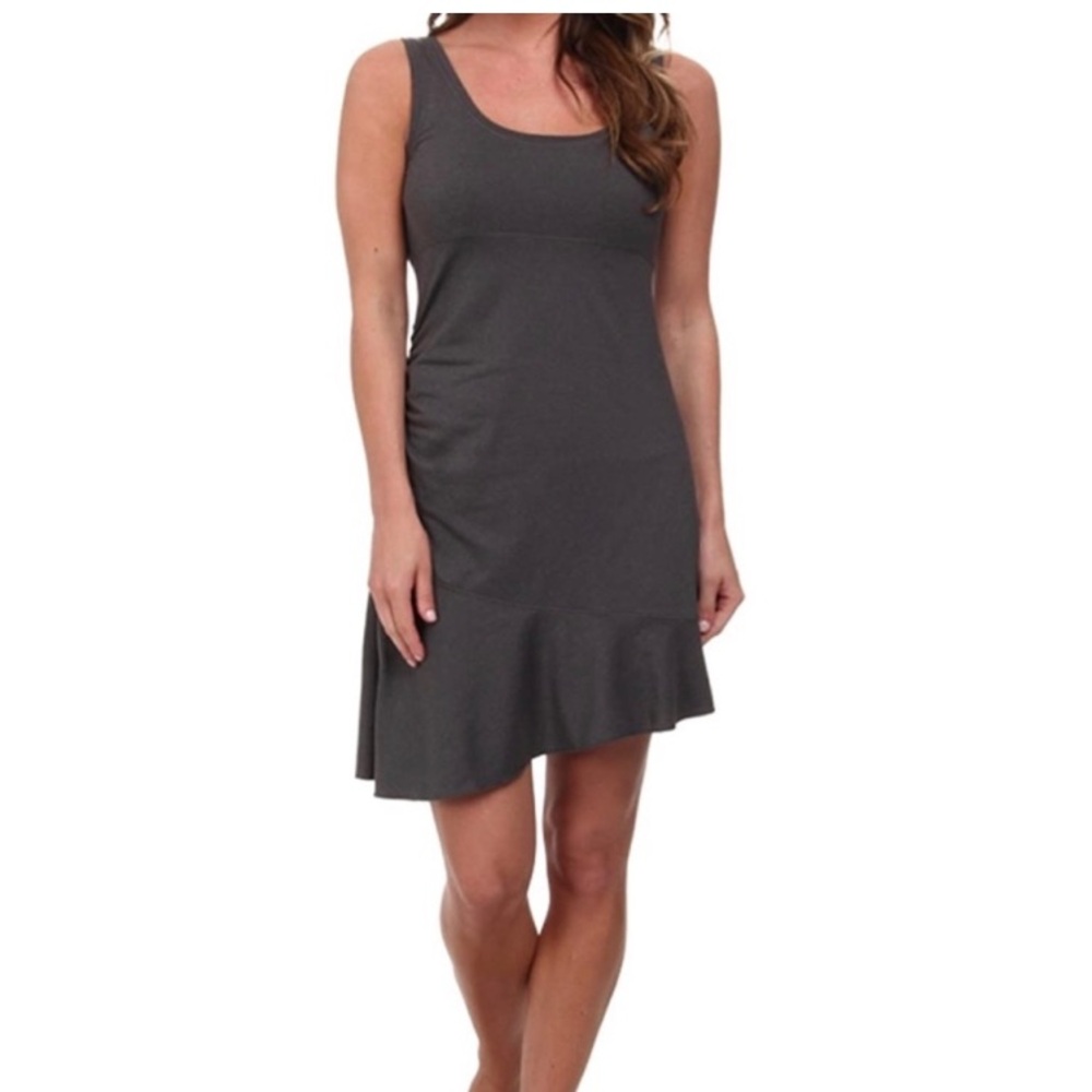 Lole Dark Grey Asymmetrical Athletic Dress